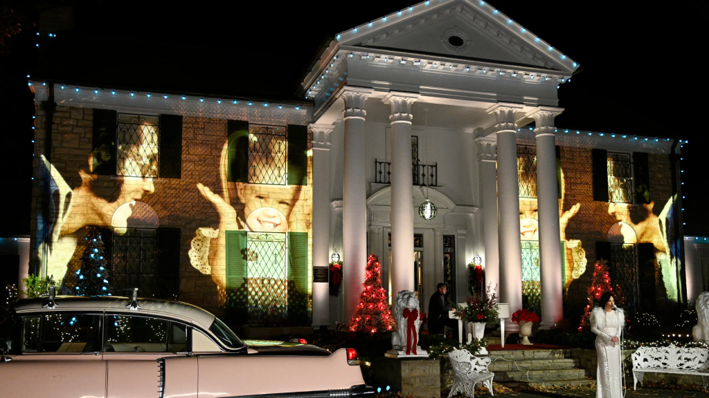 Inside Graceland at Christmas Preserving Elvis's Decor Traditions