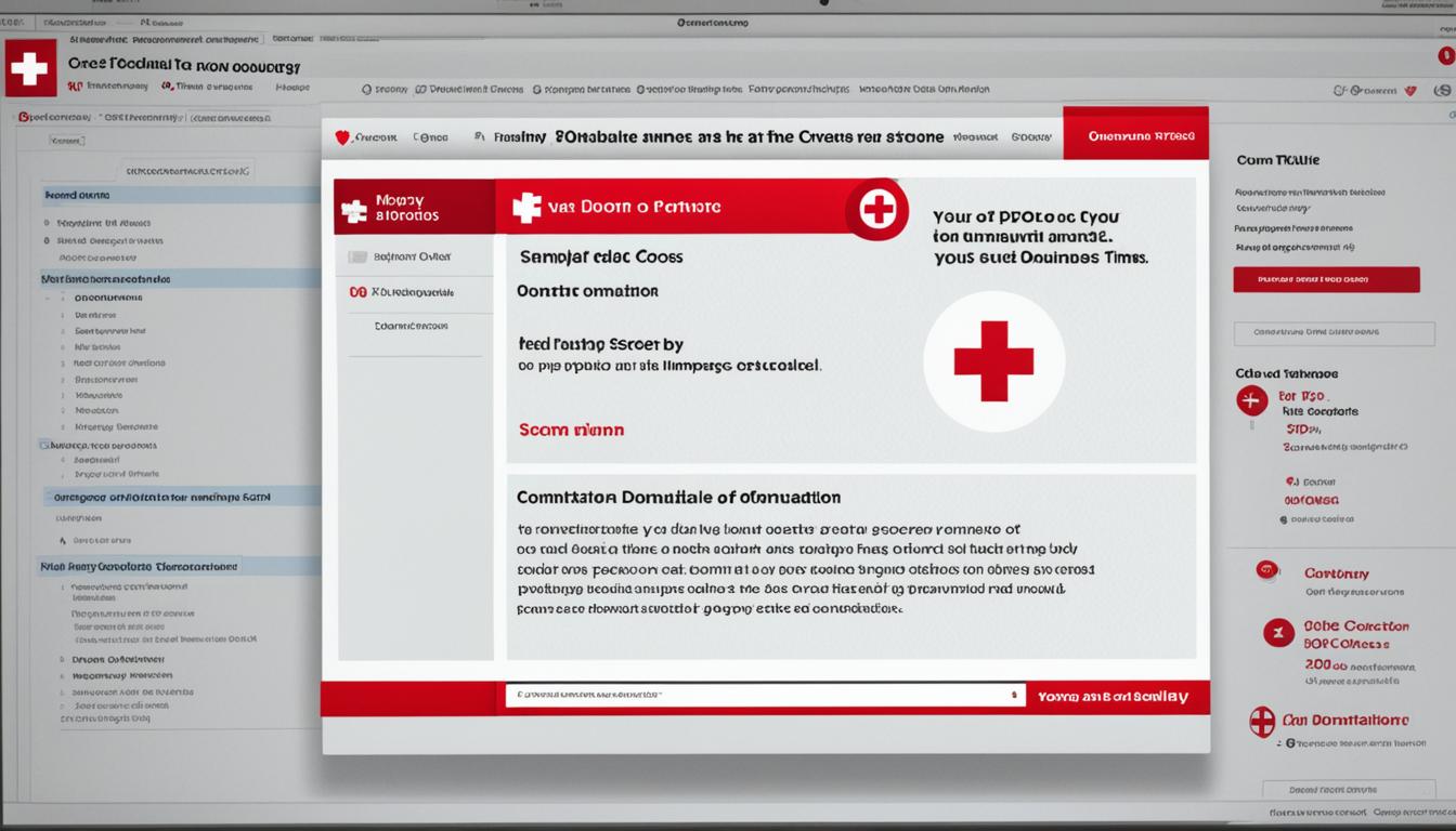 red cross online donation